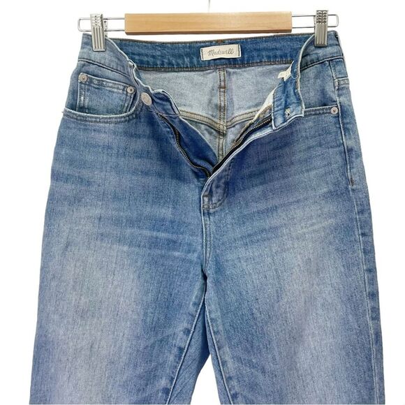 Madewell The Perfect Vintage Cropped Jean in Parnell Medium Wash Women’s Size 27 - Picture 9 of 16